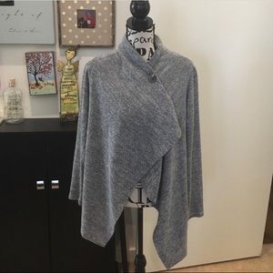Bobeau, One Button Cardigan/Wrap, Medium
